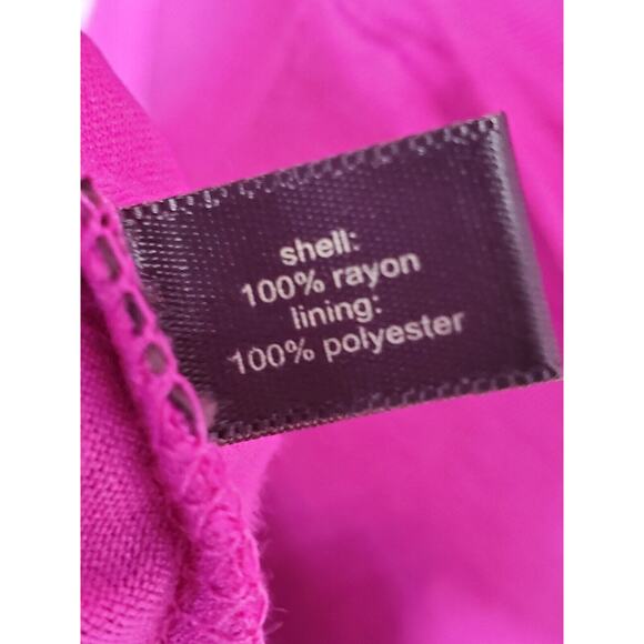 The Limited Women's Pink Rayon Cowl Neck Sleeveless Knee Length Dress Medium - Picture 10 of 13